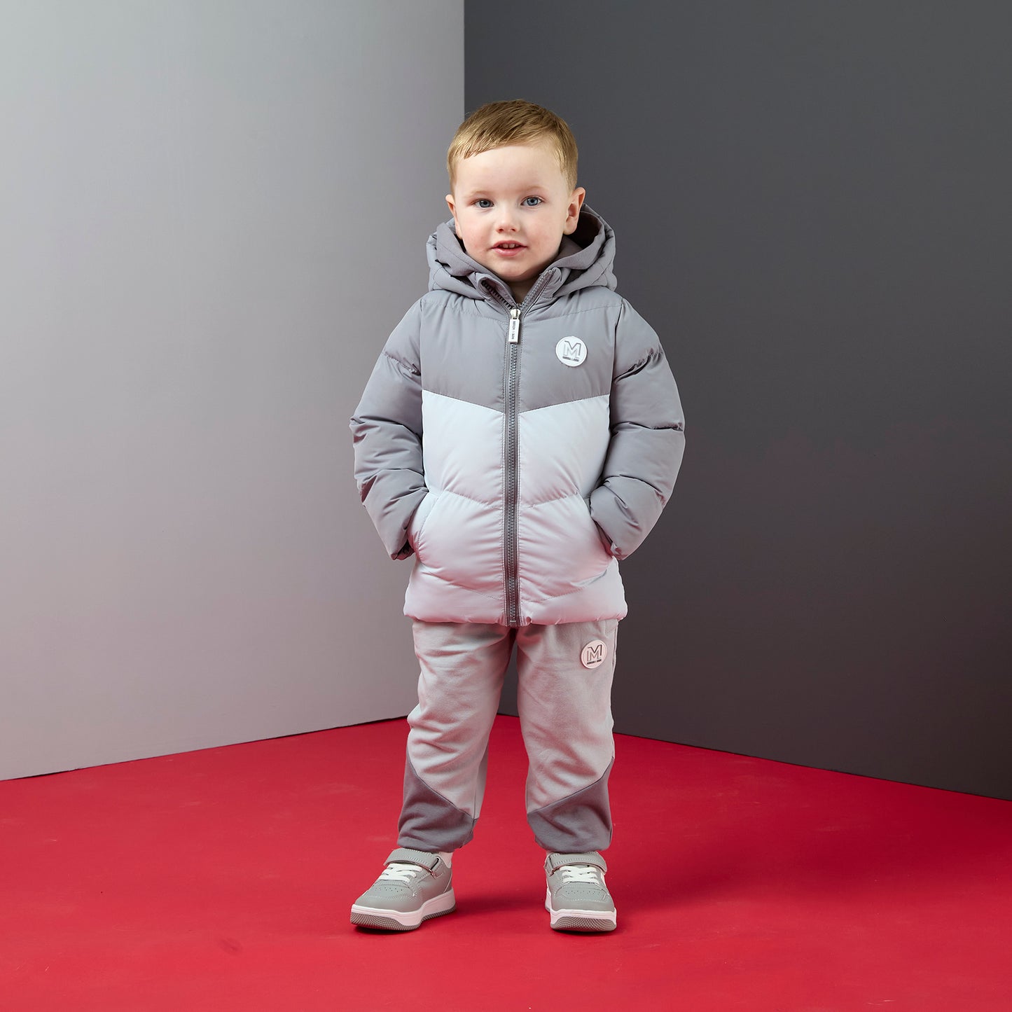 PRE ORDER Mitch & Son Grey Two Tone Jacket Theo