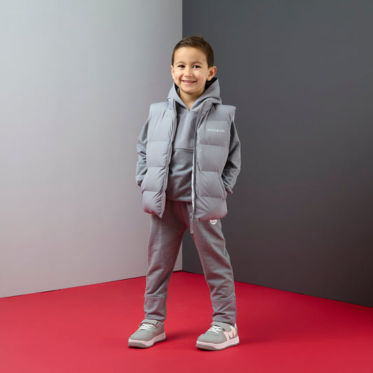 PRE ORDER Mitch & Son Grey Reversible Gilet Tristan