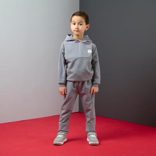 PRE ORDER Mitch & Son Grey Hooded Tracksuit Tobias