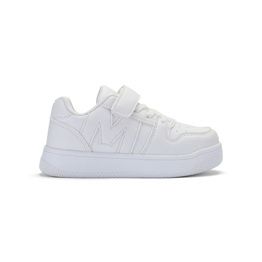 Mitch & Son White Logo Velcro Trainer Jump Low