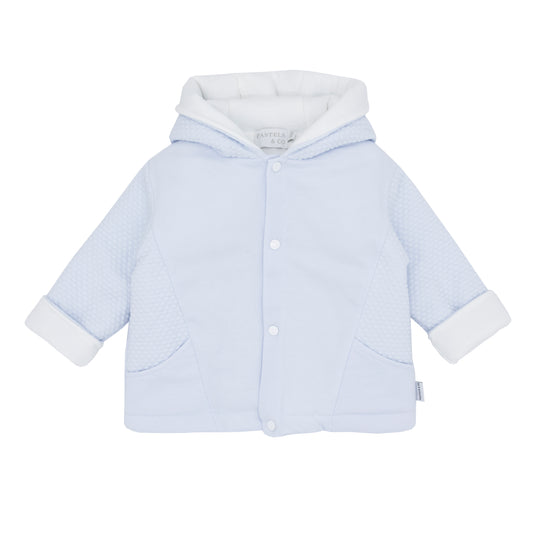 Pastels & Co Blue Hooded Jacket Clyde
