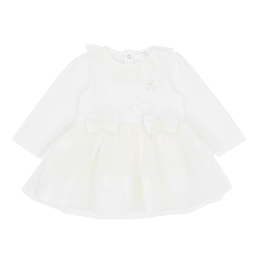 Pastels & Co Girls Ivory Tulle Dress Diana