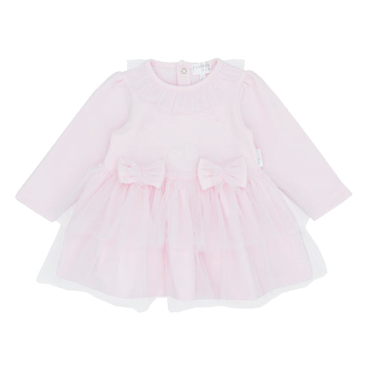 Pastels & Co Girls Pink Tulle Dress Diana