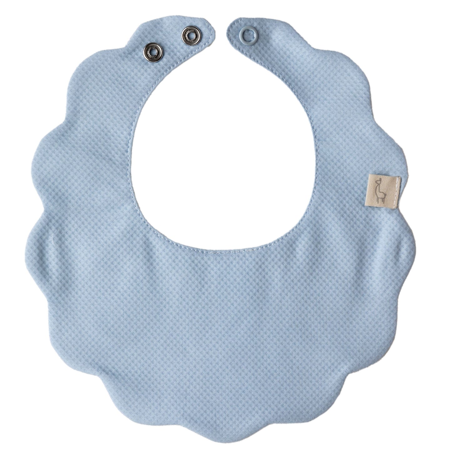 Baby Gi Boys Blue Pique Bib PQ230