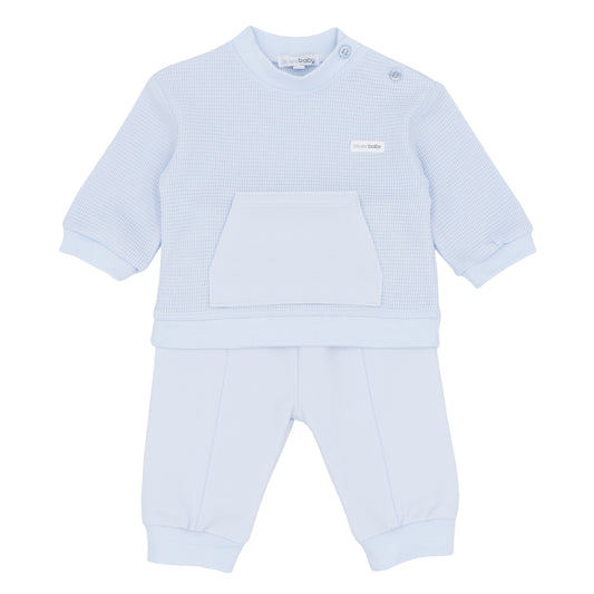 Light blue baby boy outfi. new season blues baby kidswear glasgow
