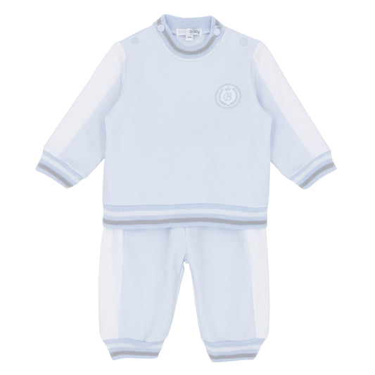 Baby outfit with long-sleeve top and pants 