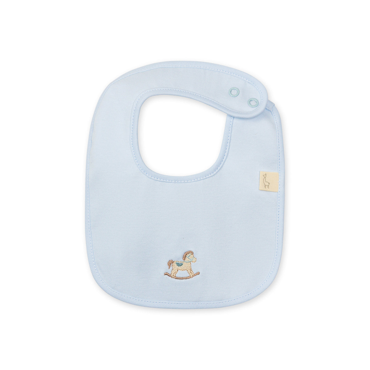 Baby Gi Blue Rocking Horse Bib RH24