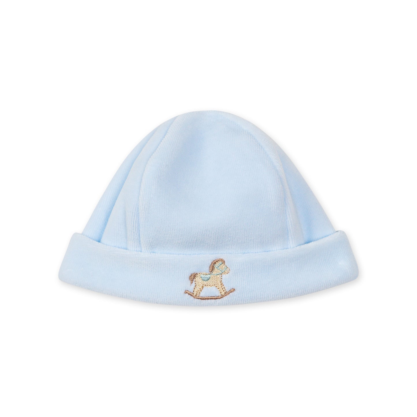 Baby Gi Blue Velour Rocking Horse Hat RH252