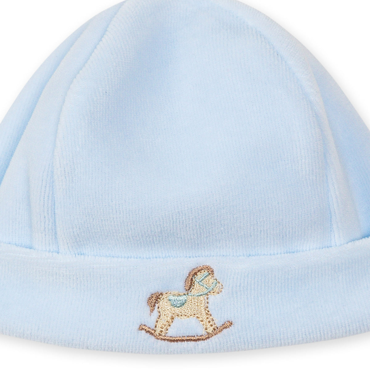 Baby Gi Blue Velour Rocking Horse Hat RH252
