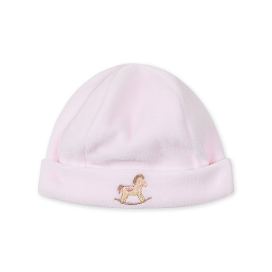 Baby Gi Pink Velour Rocking Horse Hat RH252
