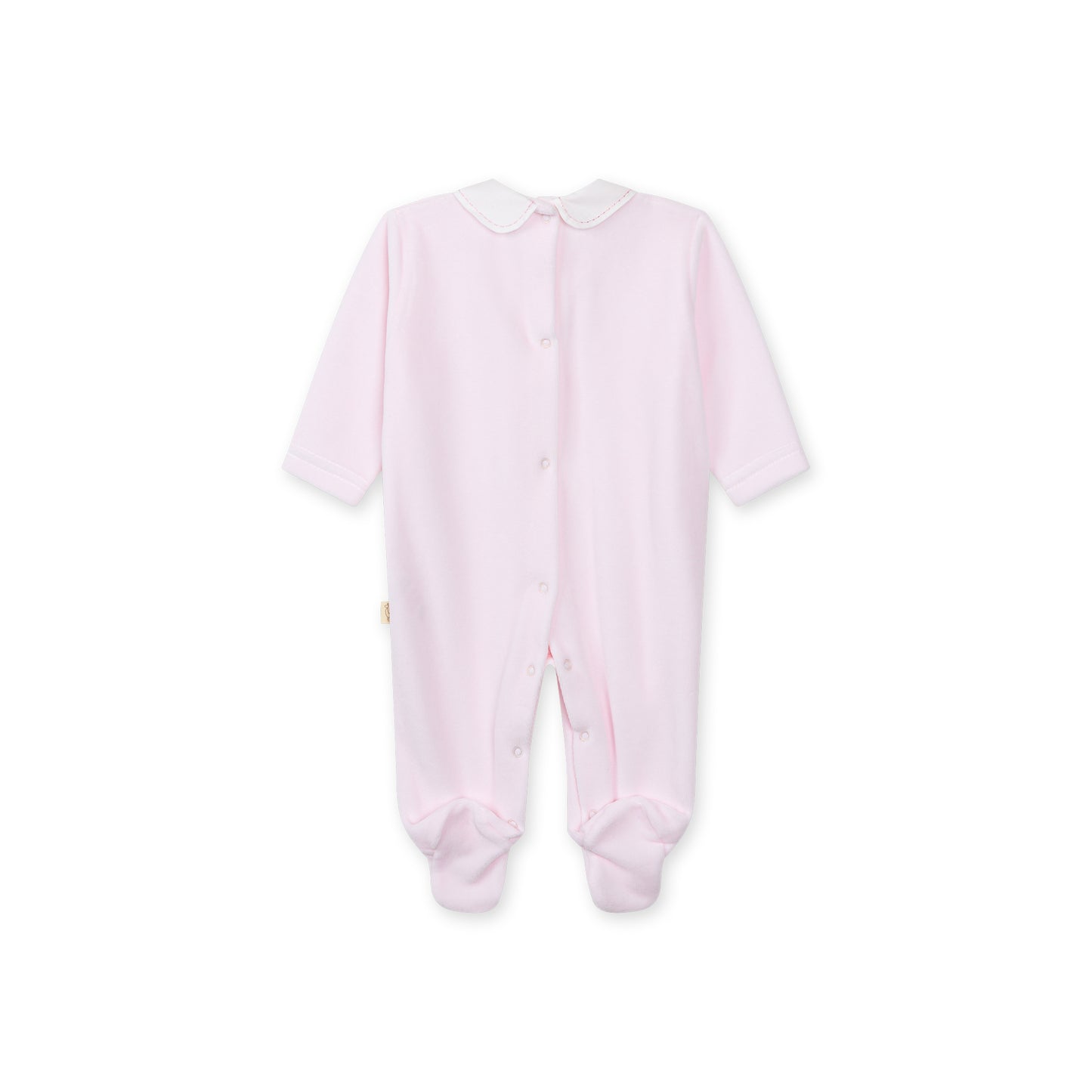 PRE ORDER Baby Gi Pink Velour Rocking Horse Babygrow RH50