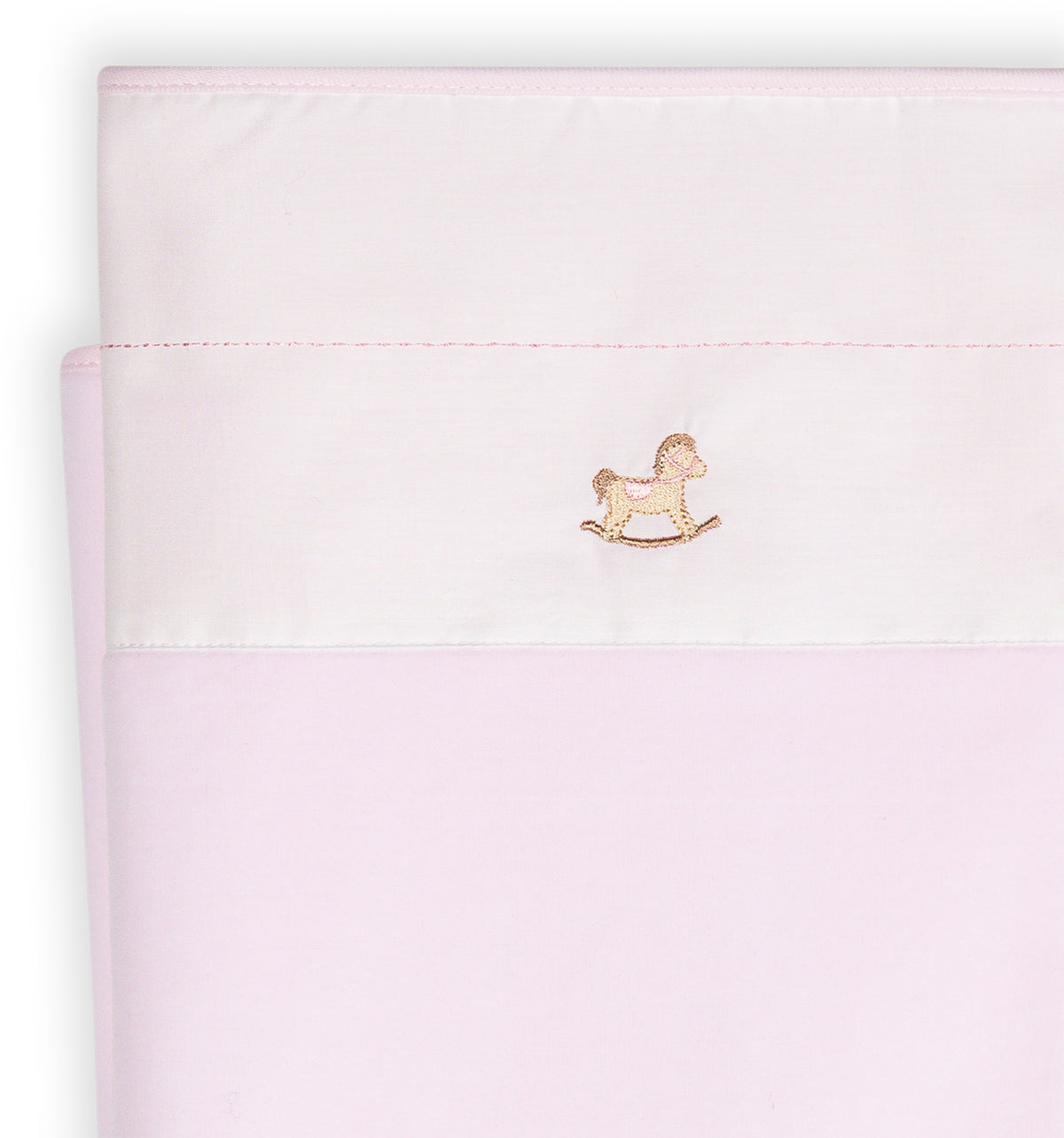 PRE ORDER Baby Gi Pink Rocking Horse Velour Blanket RH60
