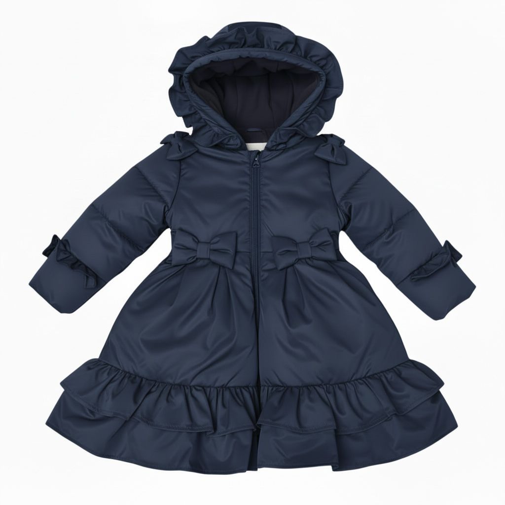 PRE ORDER Love & Learn Girls Navy Ruffles Jacket