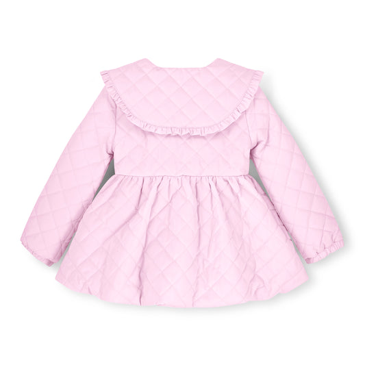 PRE ORDER ADee Pink Quilted Collar Jacket Riley