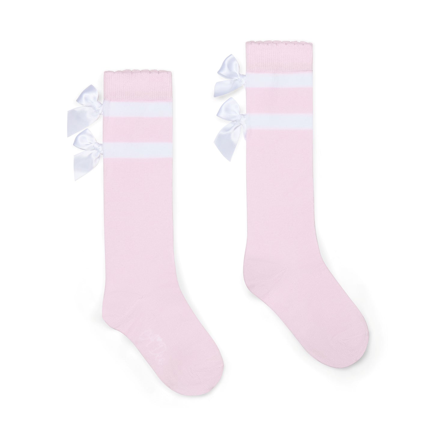 PRE ORDER ADee Pink Bow Knee High Sock Rhea