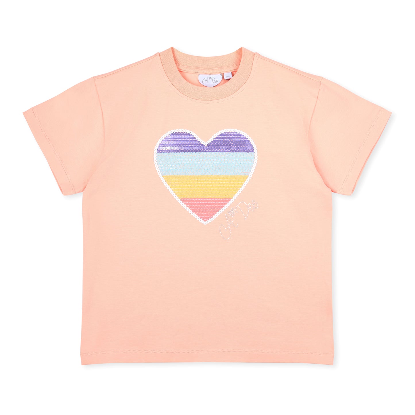 ADee Peach Printed Cycling Short Set Saz