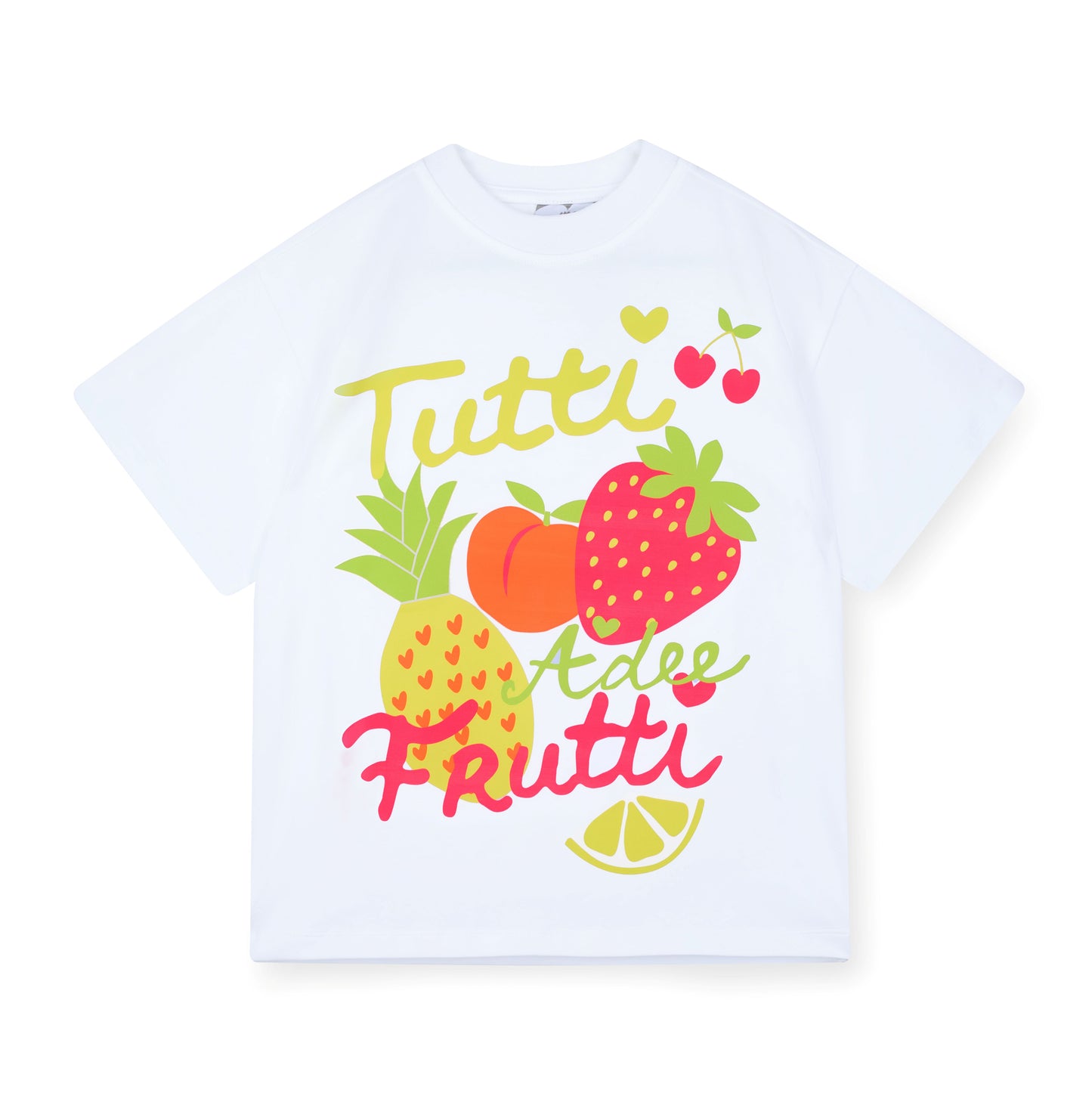 ADee White Tutti Frutti Cycling Short Set Trinity