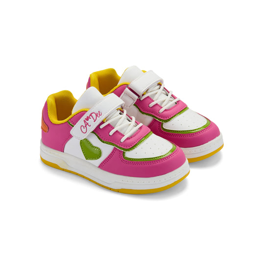 ADee Bright Pink Baseball Chunky Trainer DNK