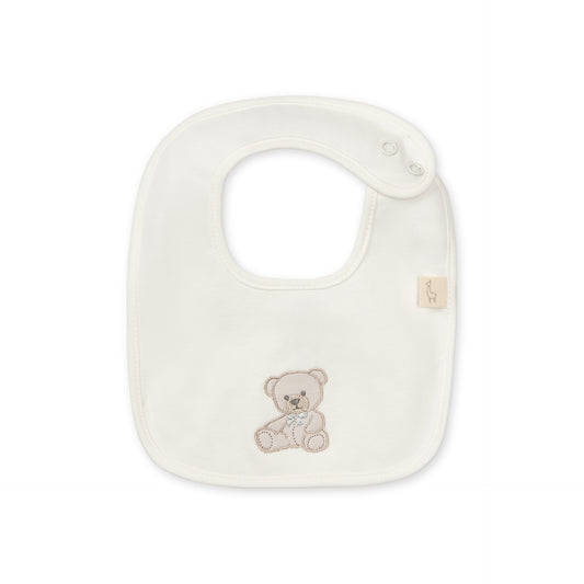 PRE ORDER Baby Gi Ivory Sweet Teddy Bib ST24