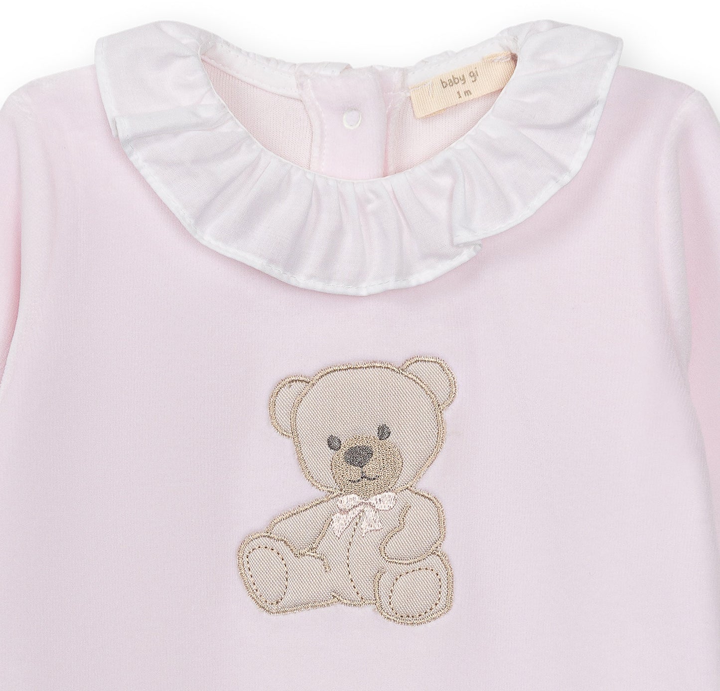 PRE ORDER Baby Gi Pink Sweet Teddy Babygrow ST501G