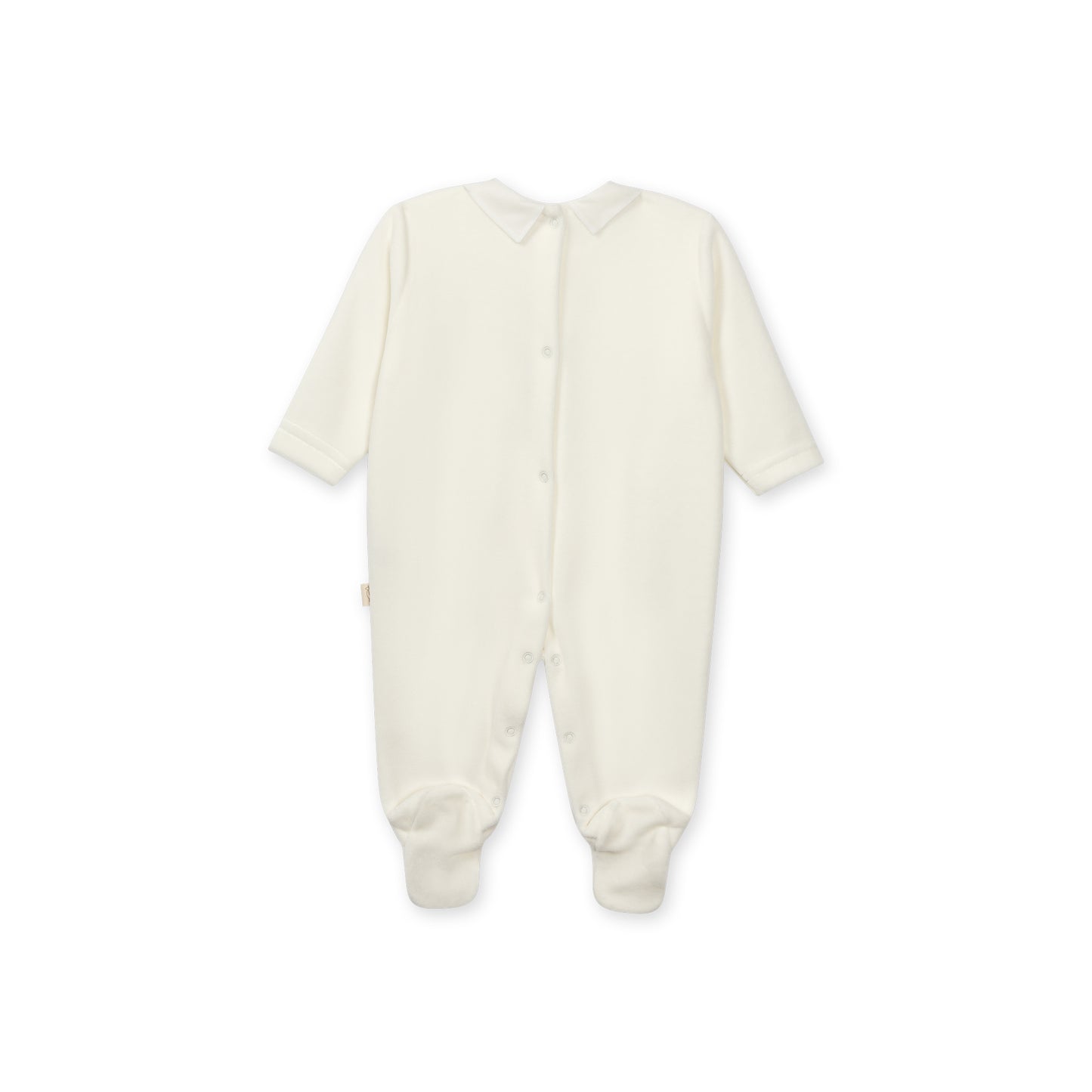 PRE ORDER Baby Gi Ivory Teddy Velour Babygrow ST50B