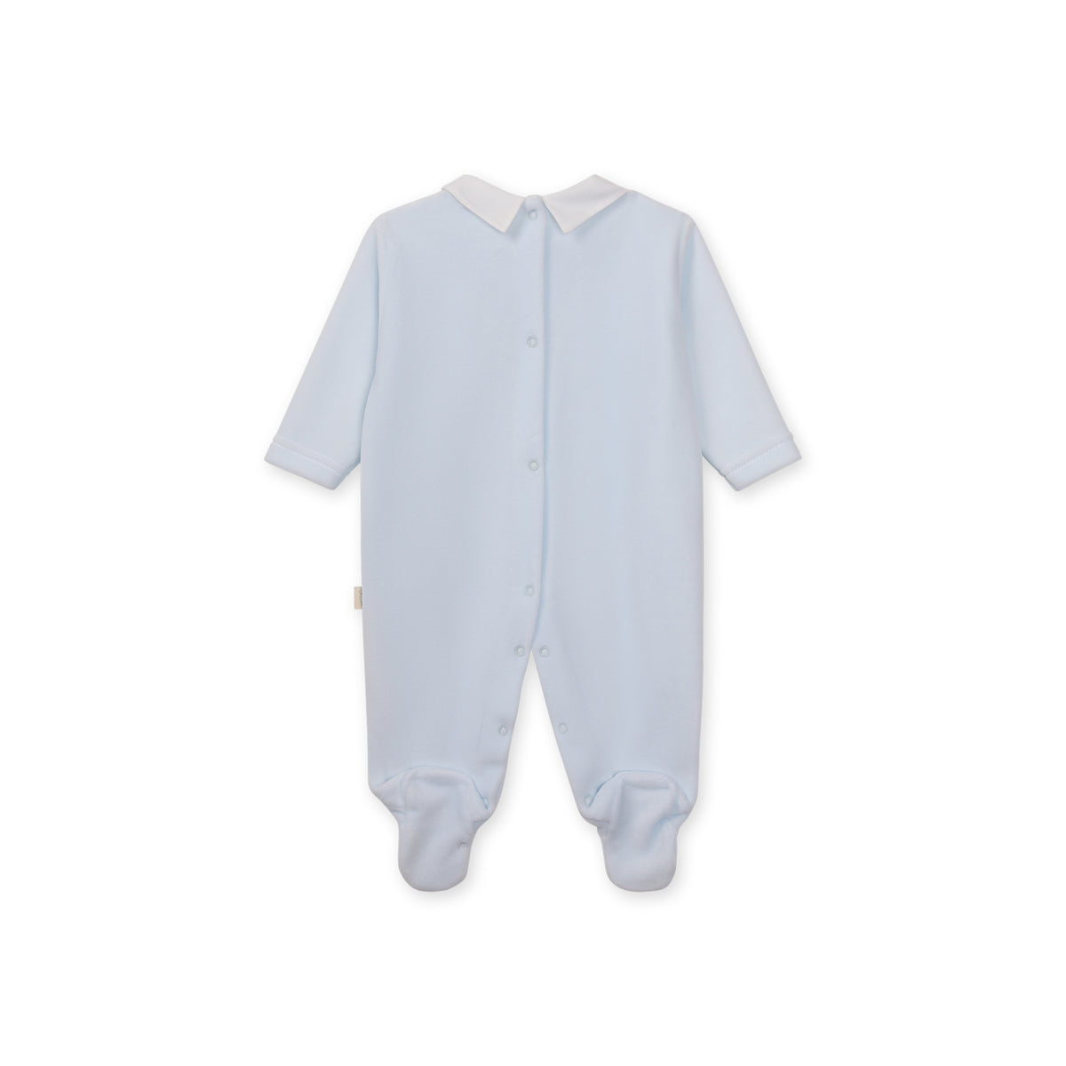 PRE ORDER Baby Gi Blue Teddy Velour Babygrow ST50B