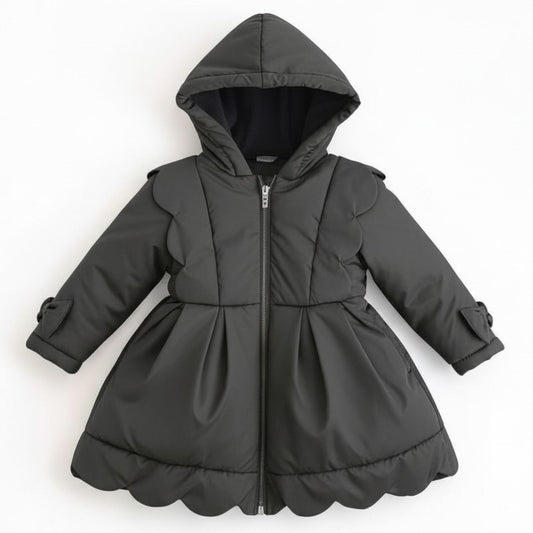 PRE ORDER Love & Learn Girls Grey Scalloped Jacket