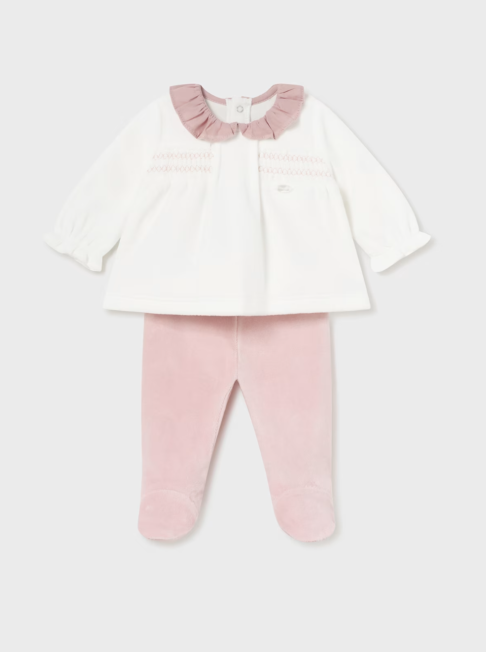 Mayoral Baby Girls Dusk Pink Two Piece Set 2503