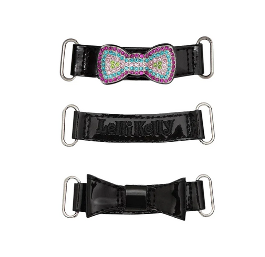 Lelli Kelly Grey Patent Sparkle Bow School Shoe Erin