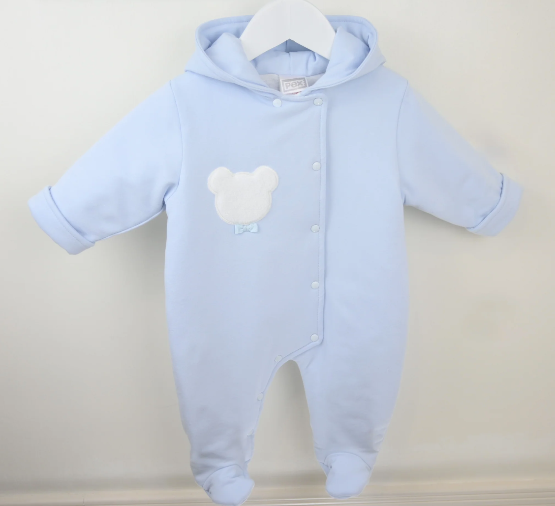 Pex Baby Boy Blue Soft Snowsuit Foster