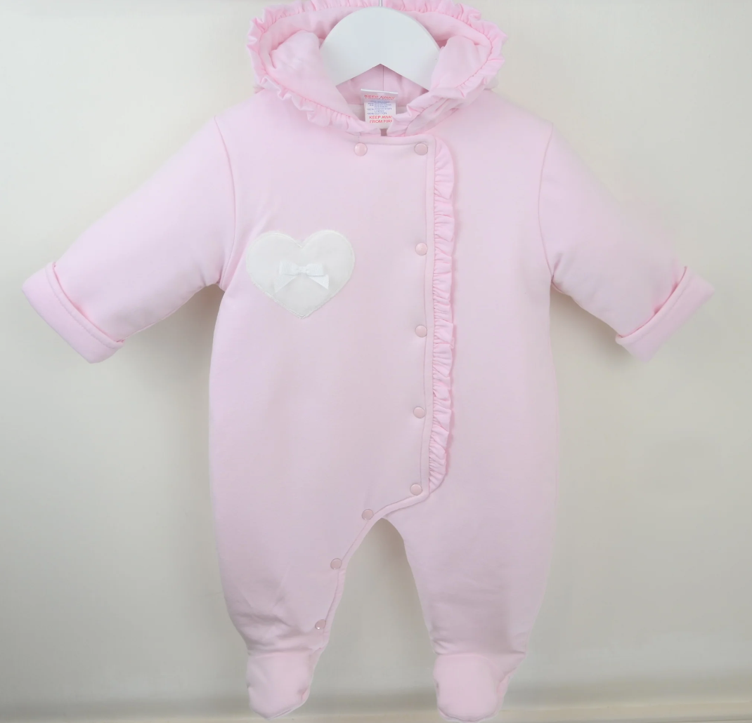 Pex Baby Girl Pink Soft Snowsuit Bethany