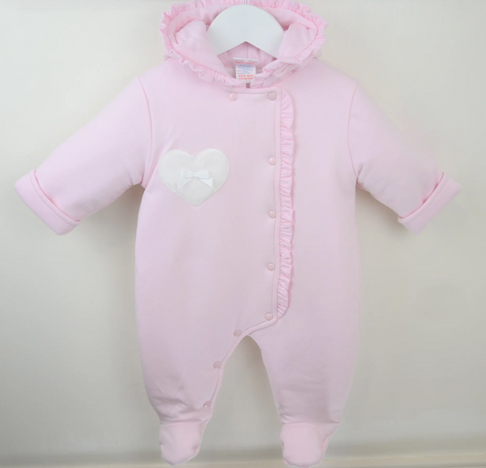 Pex Baby Girl Pink Soft Snowsuit Bethany