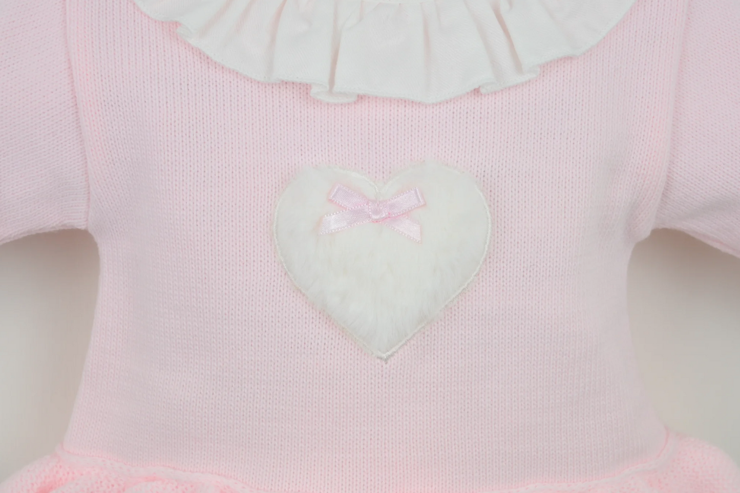 Pex Baby Girl Pink Knitted Pant Set Cecily