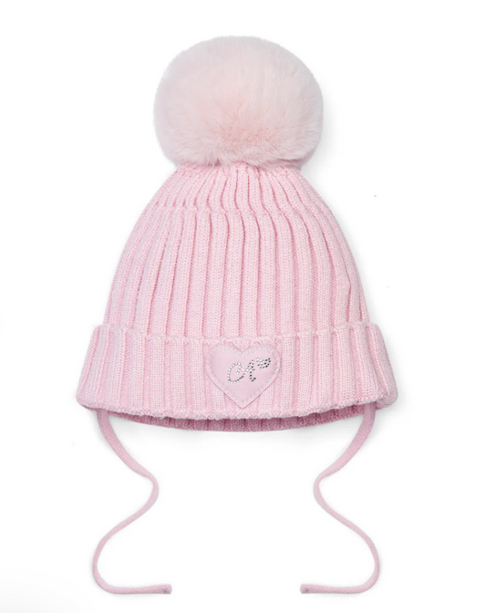 Little A Pink Pom Pom Hat Kamila