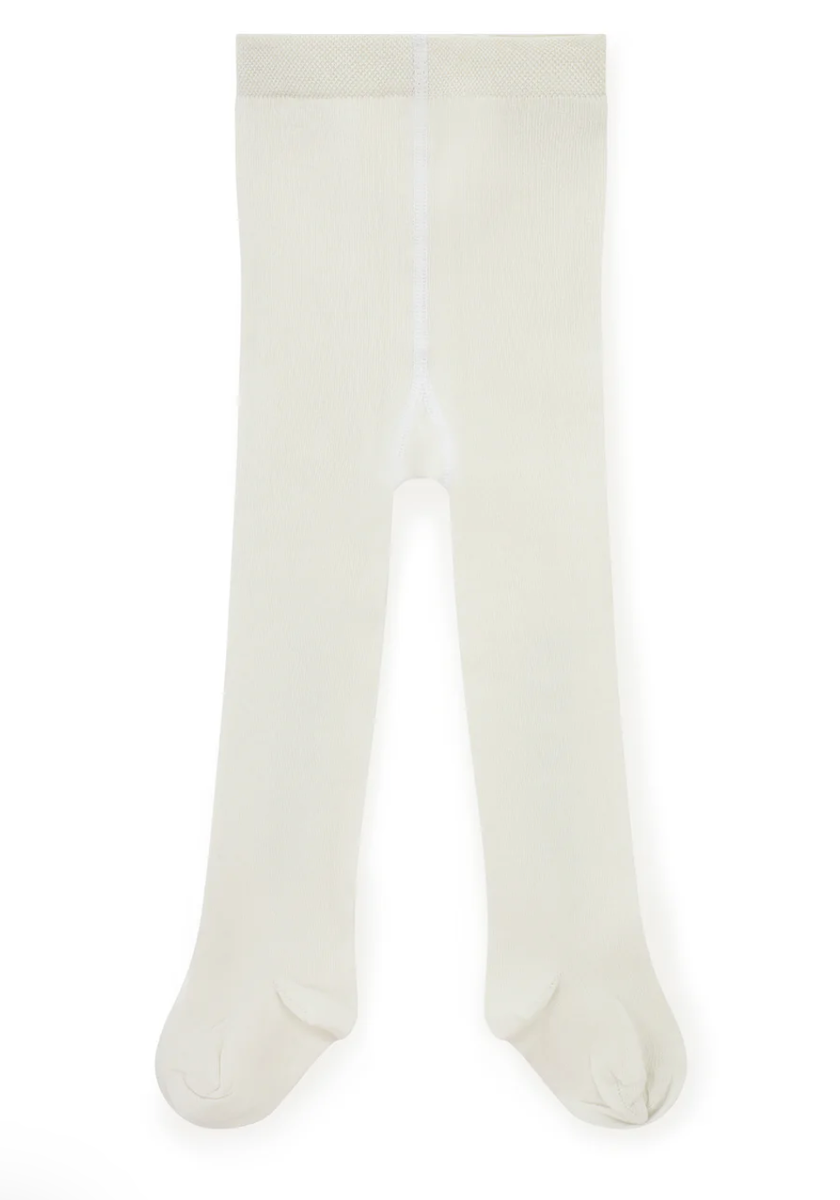 Little A White Diamante Bow Tights Kerry