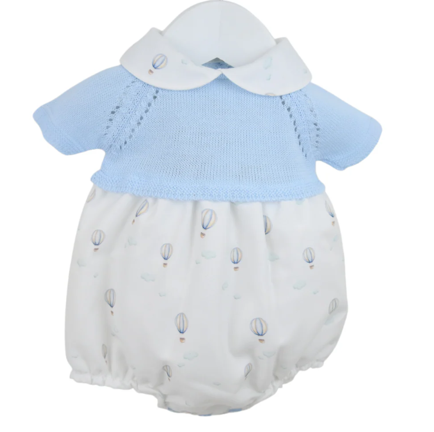 PEX Baby Boy Blue Air Balloon Romper