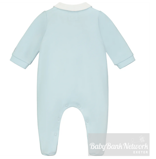 Emile Et Rose Blue Bear Babygrow & Hat Fisher