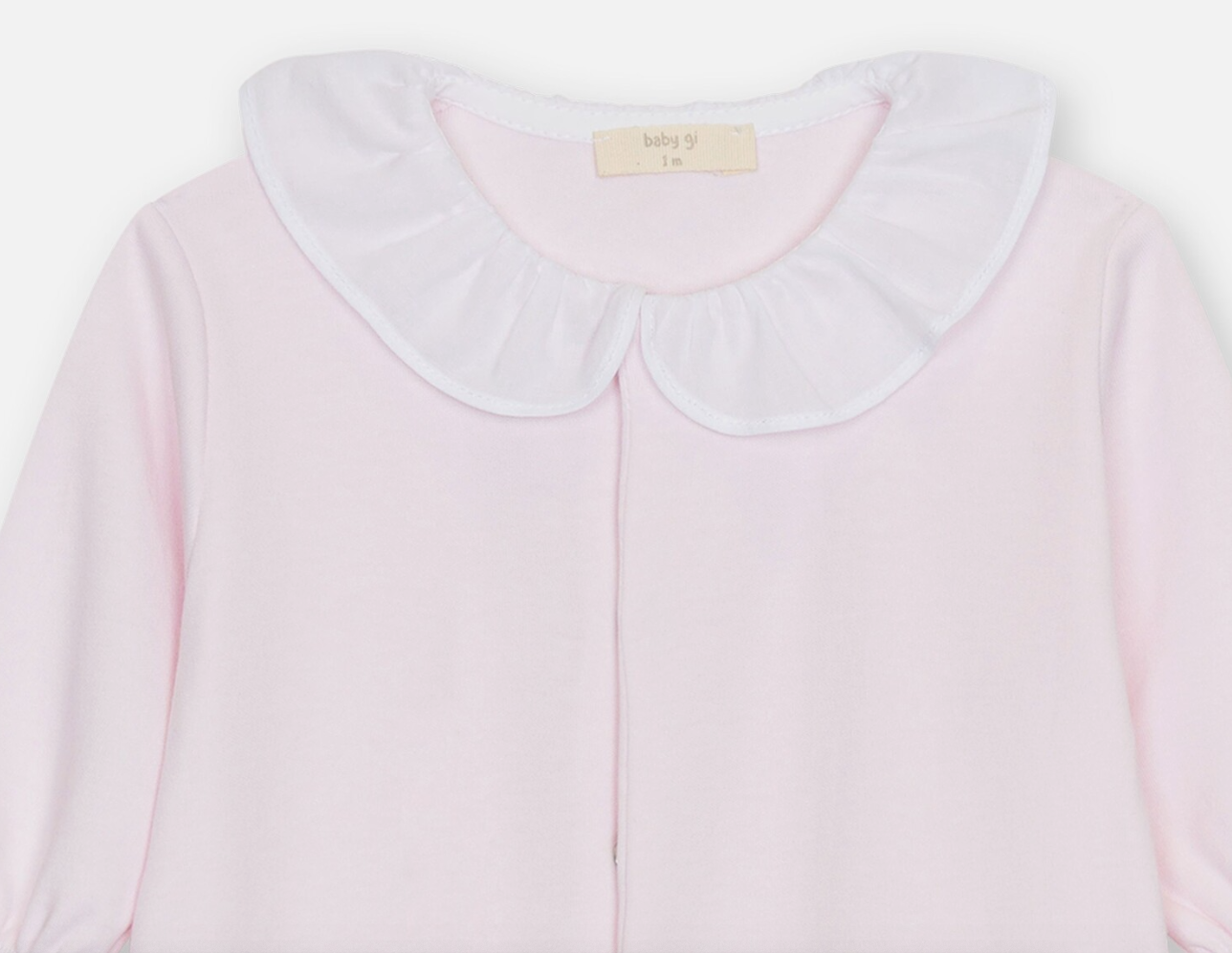 Baby Gi Girls Pink Butterfly Babygrow BT53G