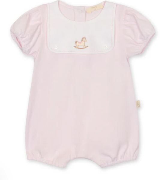 Baby Gi Pink Rocking Horse Romper RH46G