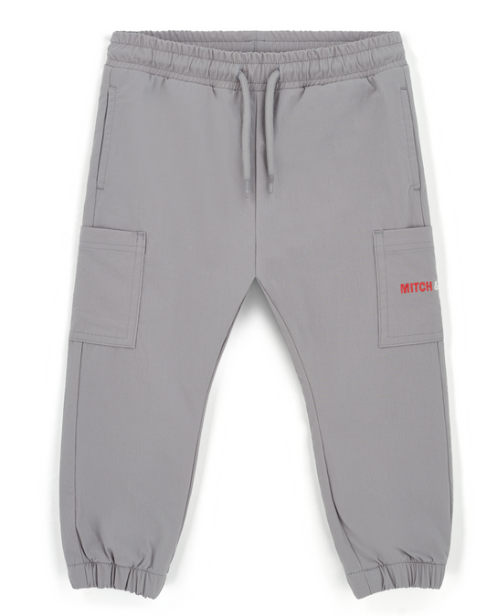 PRE ORDER Mitch & Son Grey Nylon Cargos Terry