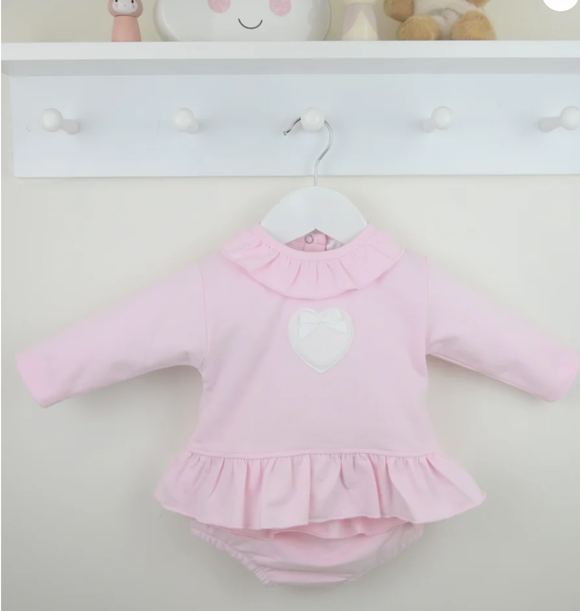 PRE ORDER Pex Girls Pink Loveheart Pant Set Portia