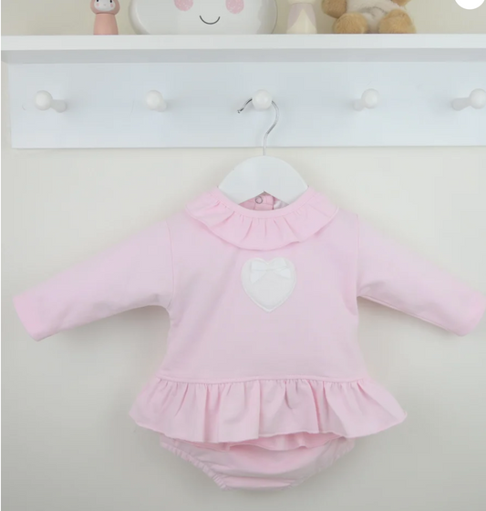PRE ORDER Pex Girls Pink Loveheart Pant Set Portia