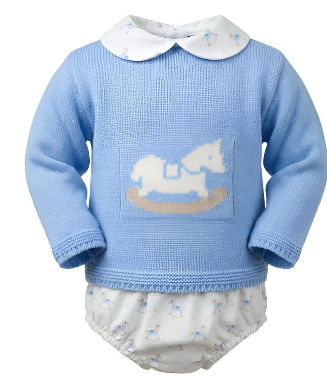 PRE ORDER Pex Boys Blue Rocking Horse Pant Set