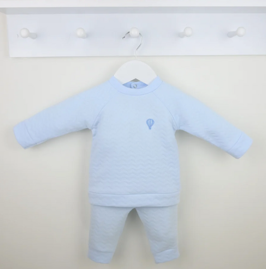 PRE ORDER Pex Boys Blue Ribbed Tracksuit Pascal