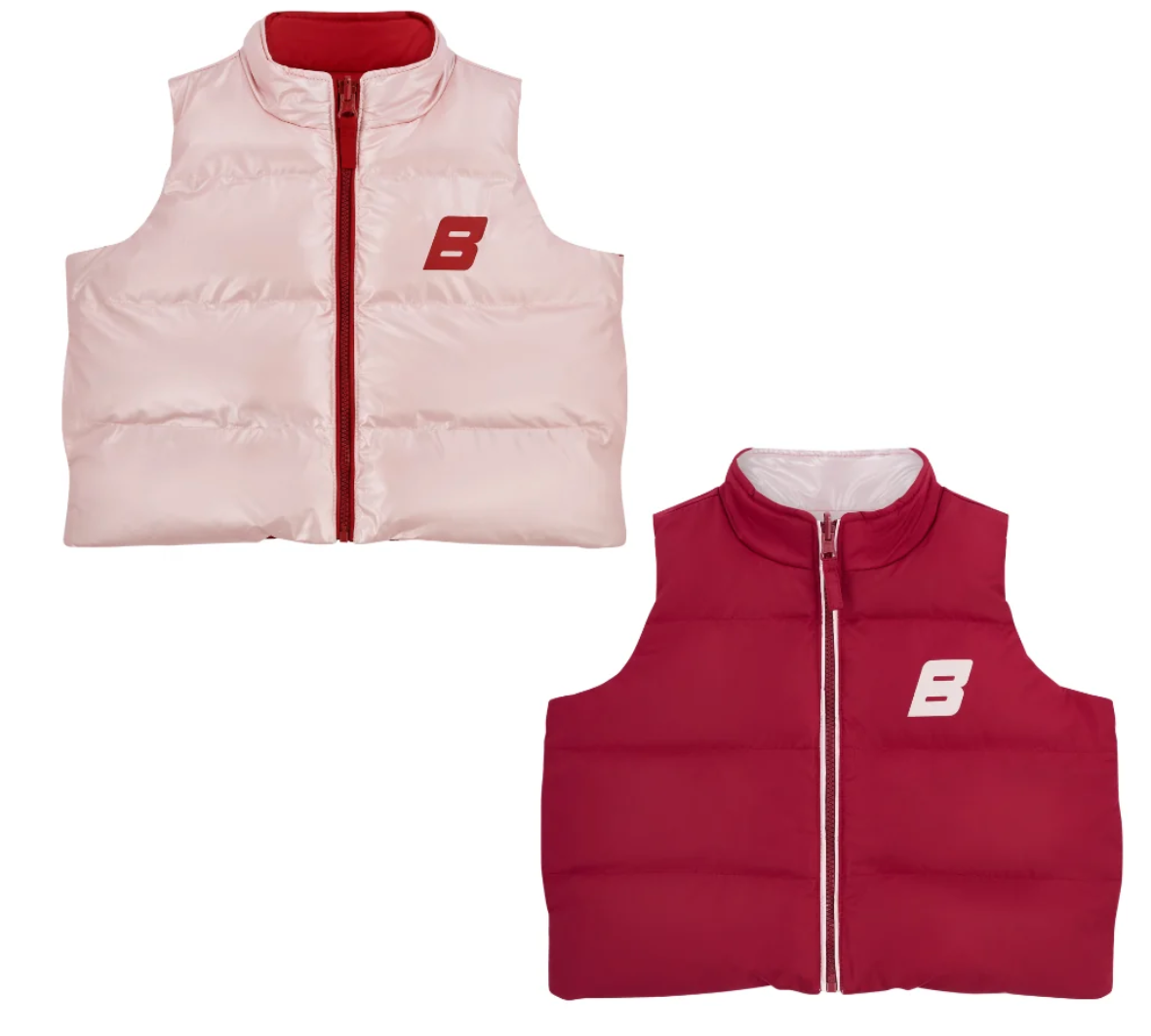 PRE ORDER Bonini Girls Burgundy Reversible Gilet Revive