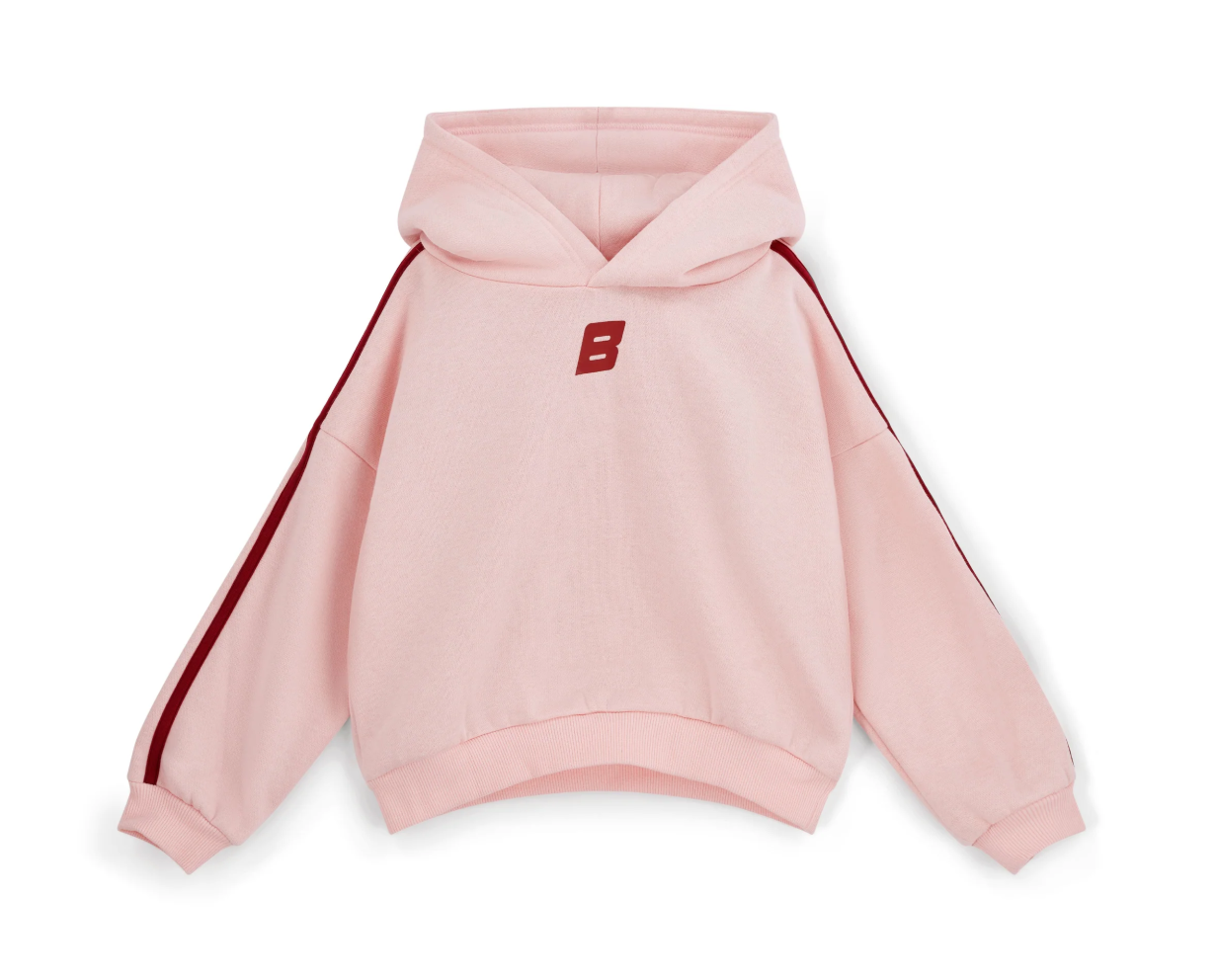 PRE ORDER Bonini Girls Pink Cropped Hoodie Revive