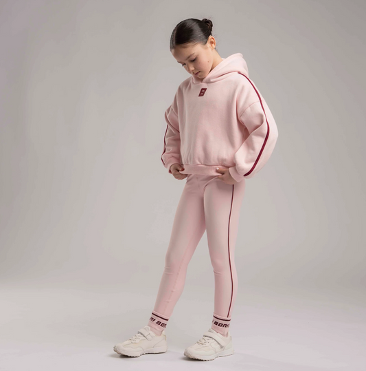 PRE ORDER Bonini Girls Pink Cropped Hoodie Revive