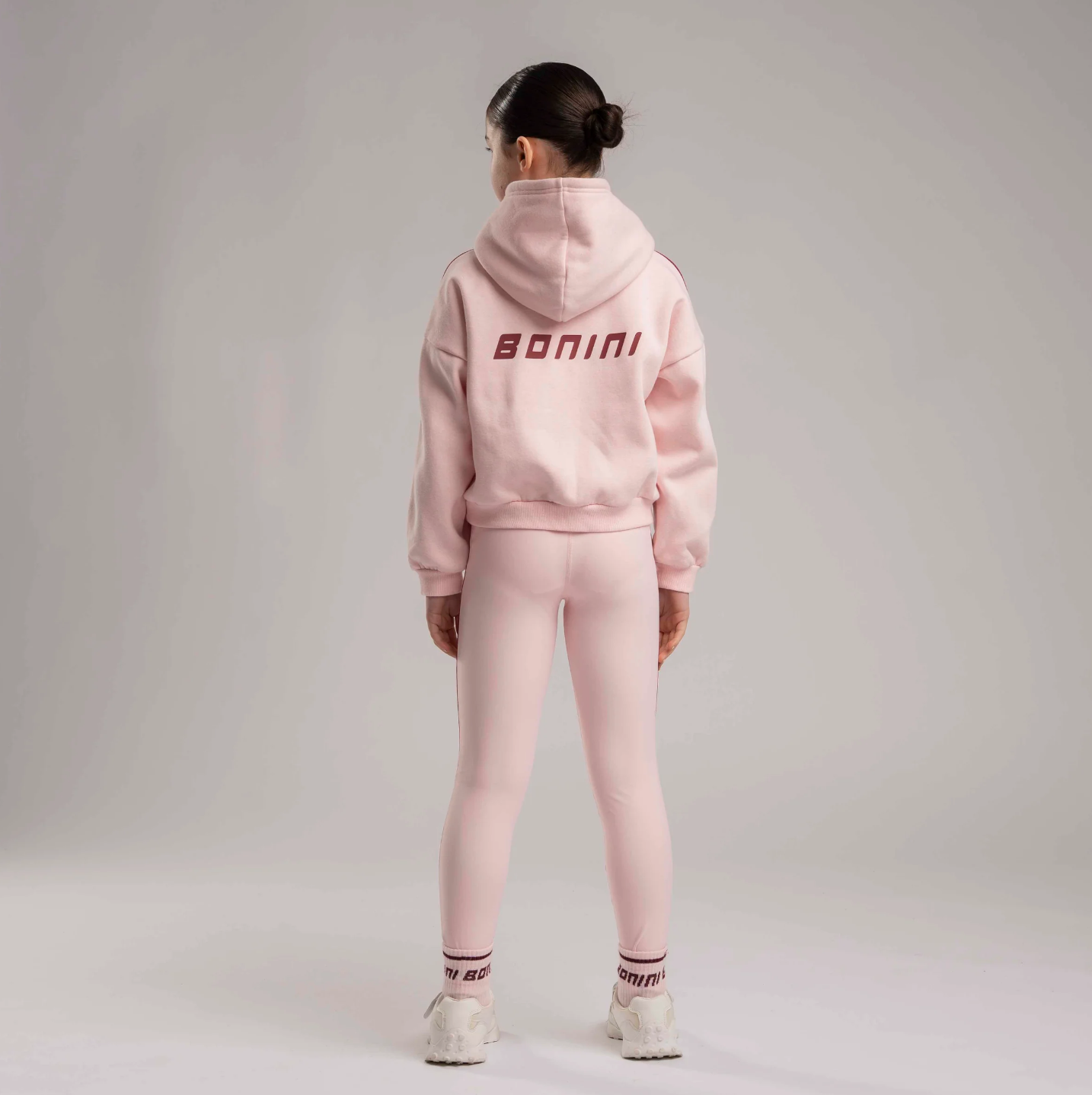 PRE ORDER Bonini Girls Pink Cropped Hoodie Revive