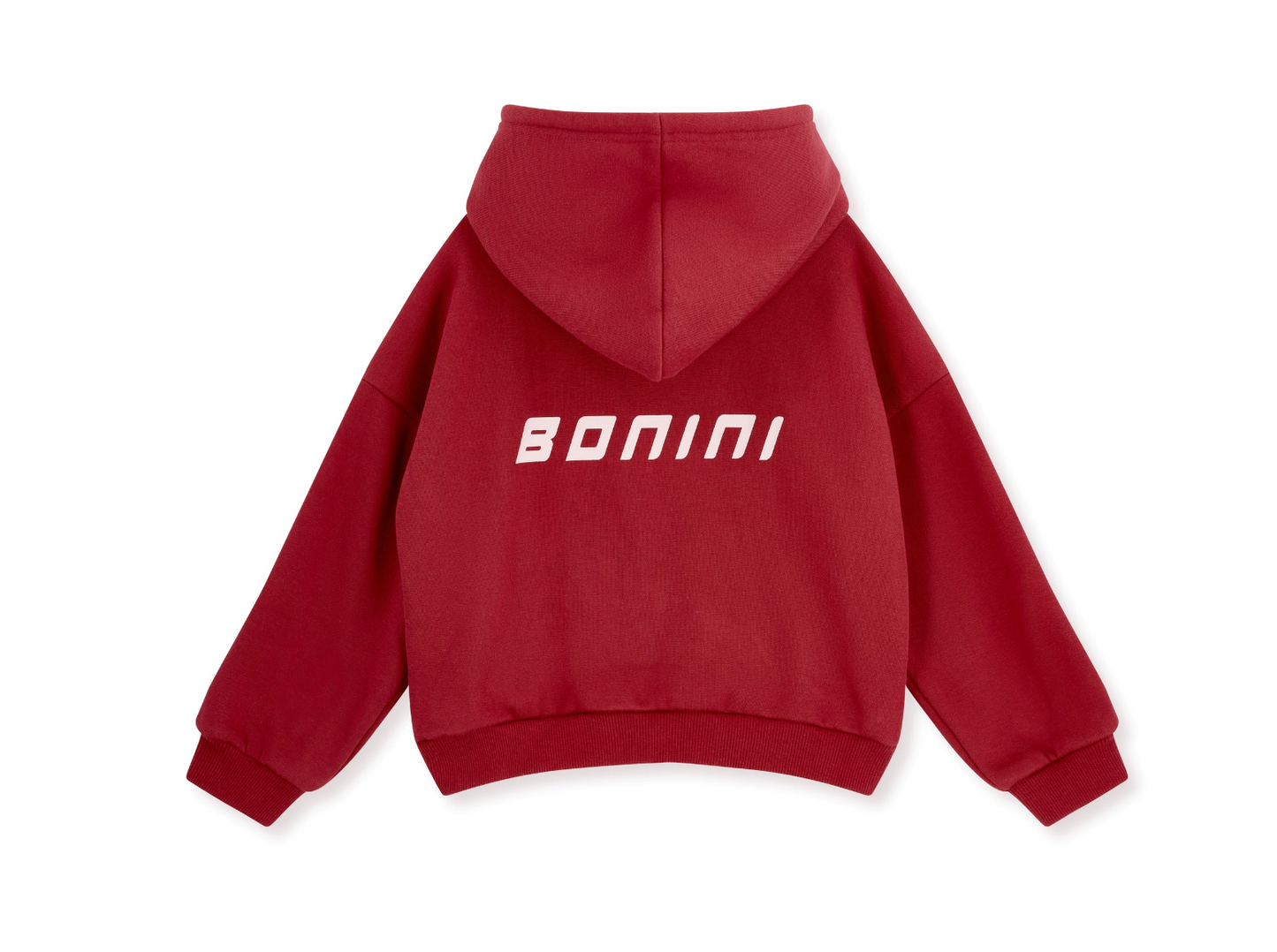 PRE ORDER Bonini Girls Burgundy Cropped Hoodie Revive