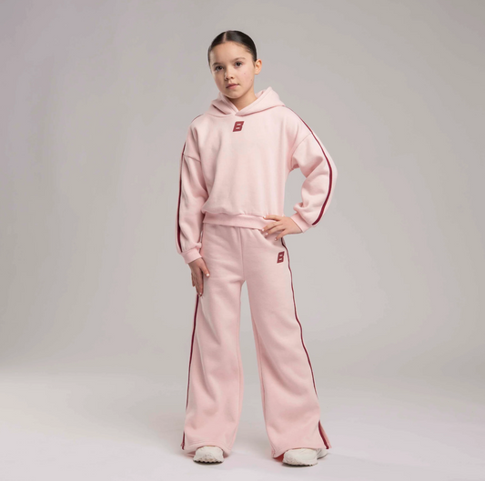 PRE ORDER Bonini Girls Pink Wide Leg Joggers Revive